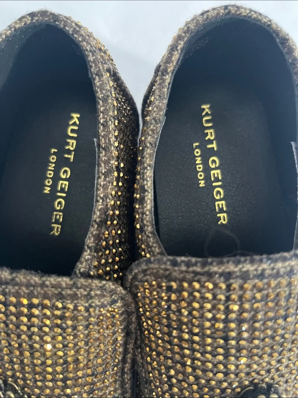 Kurt Geiger sparkling bronze
